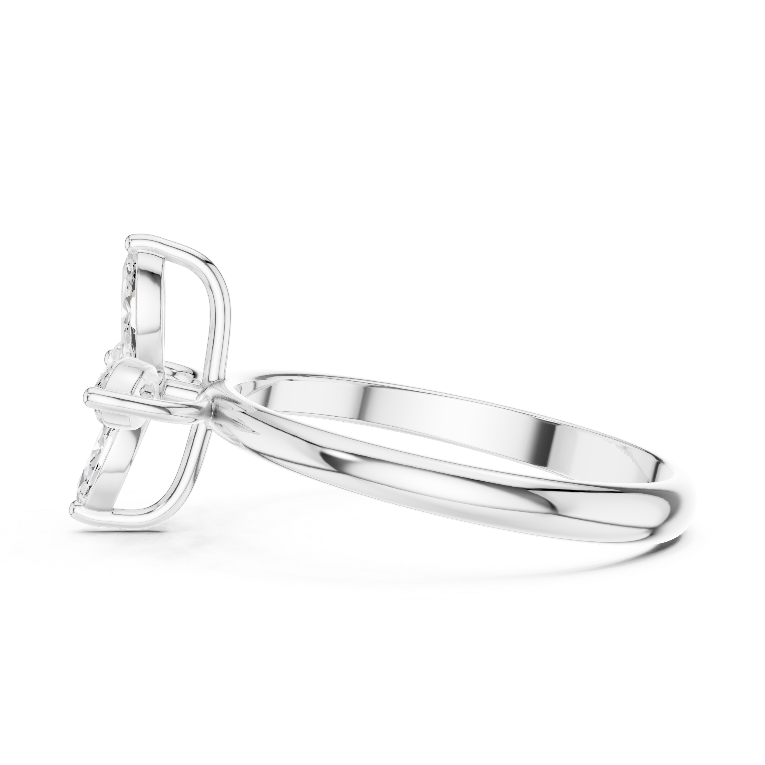 Circle pendant necklace with sleek design.