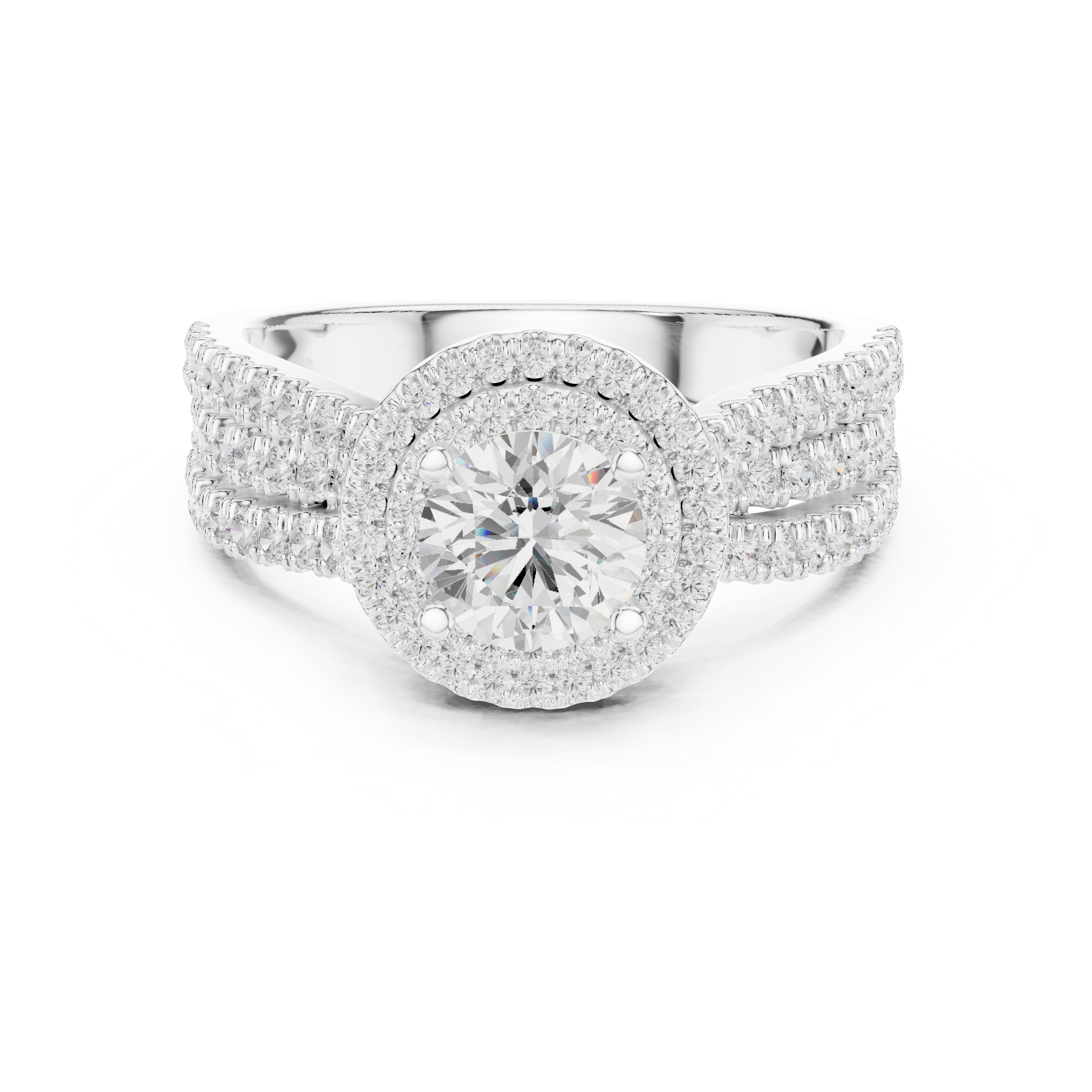 Promise ring with minimal polished band.