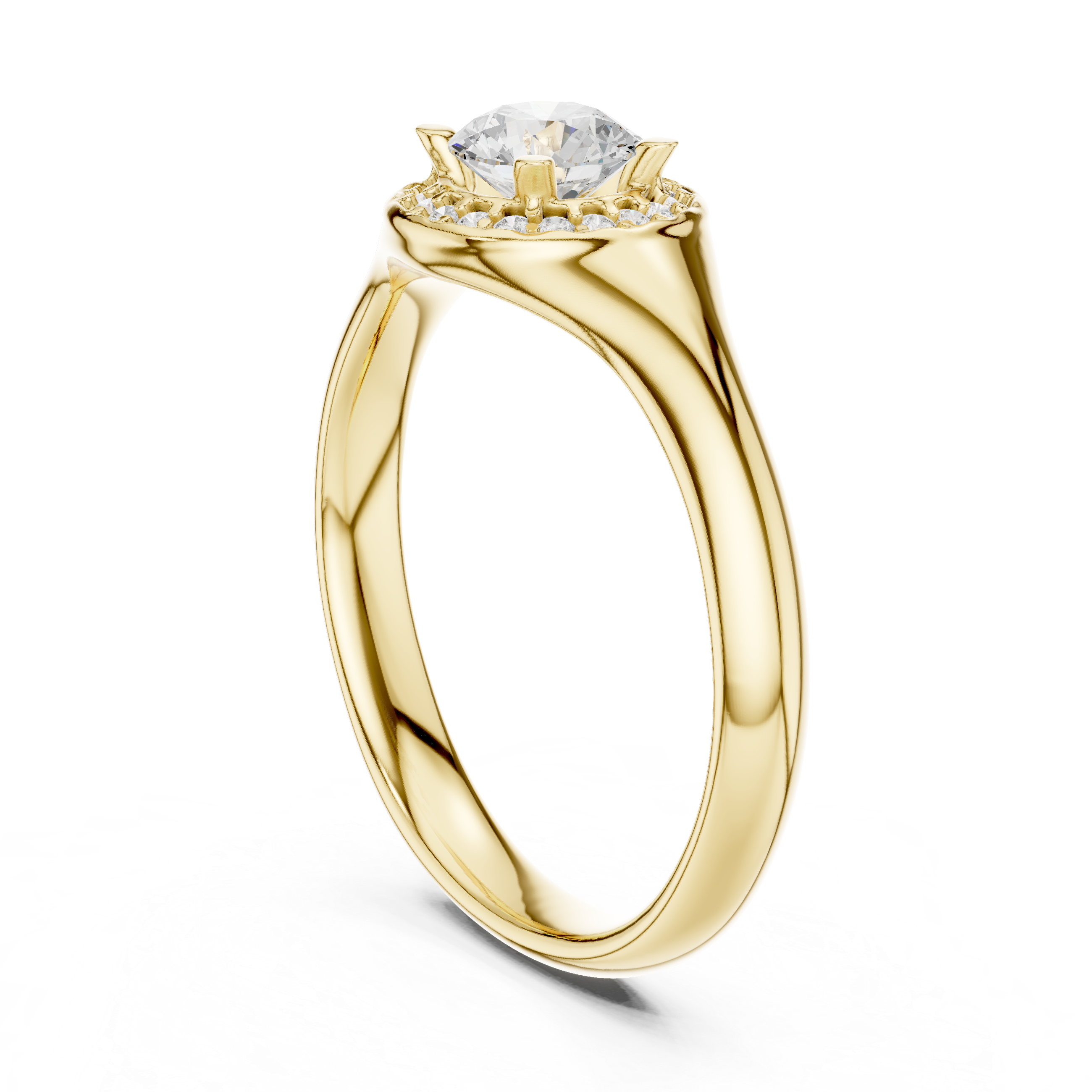 Diamond bangle with sparkling pavé detail.