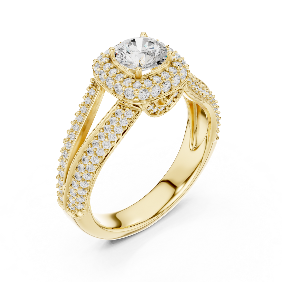 Adjustable baby ring with smooth edges.