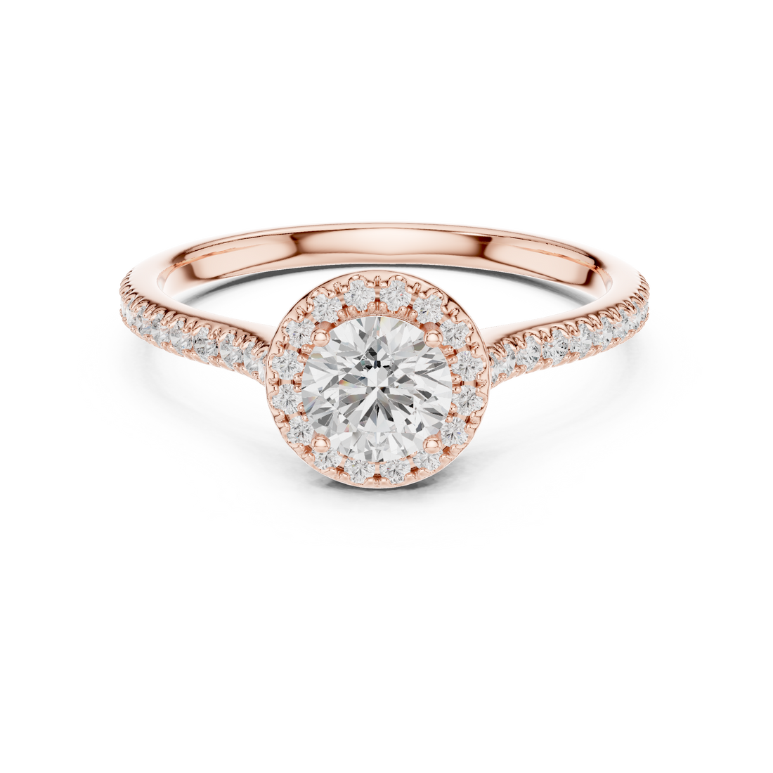 Emerald-cut diamond ring with classic prong setting.