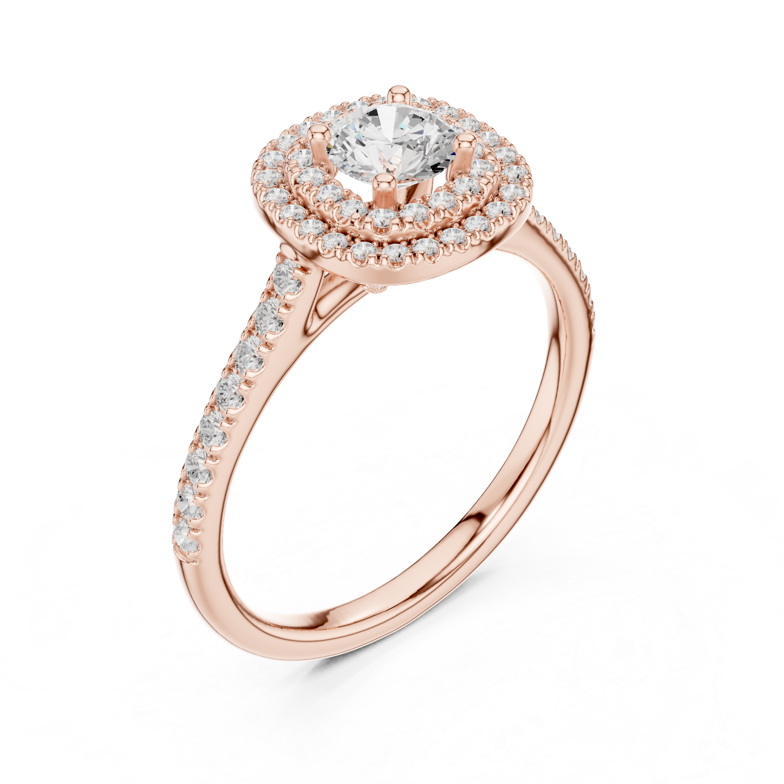 Slim diamond bracelet with sparkling stones.