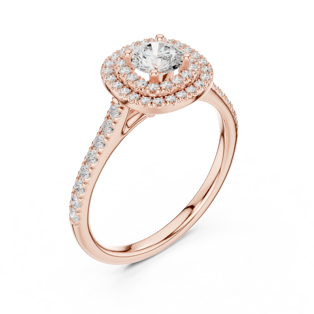 Slim diamond bracelet with sparkling stones.