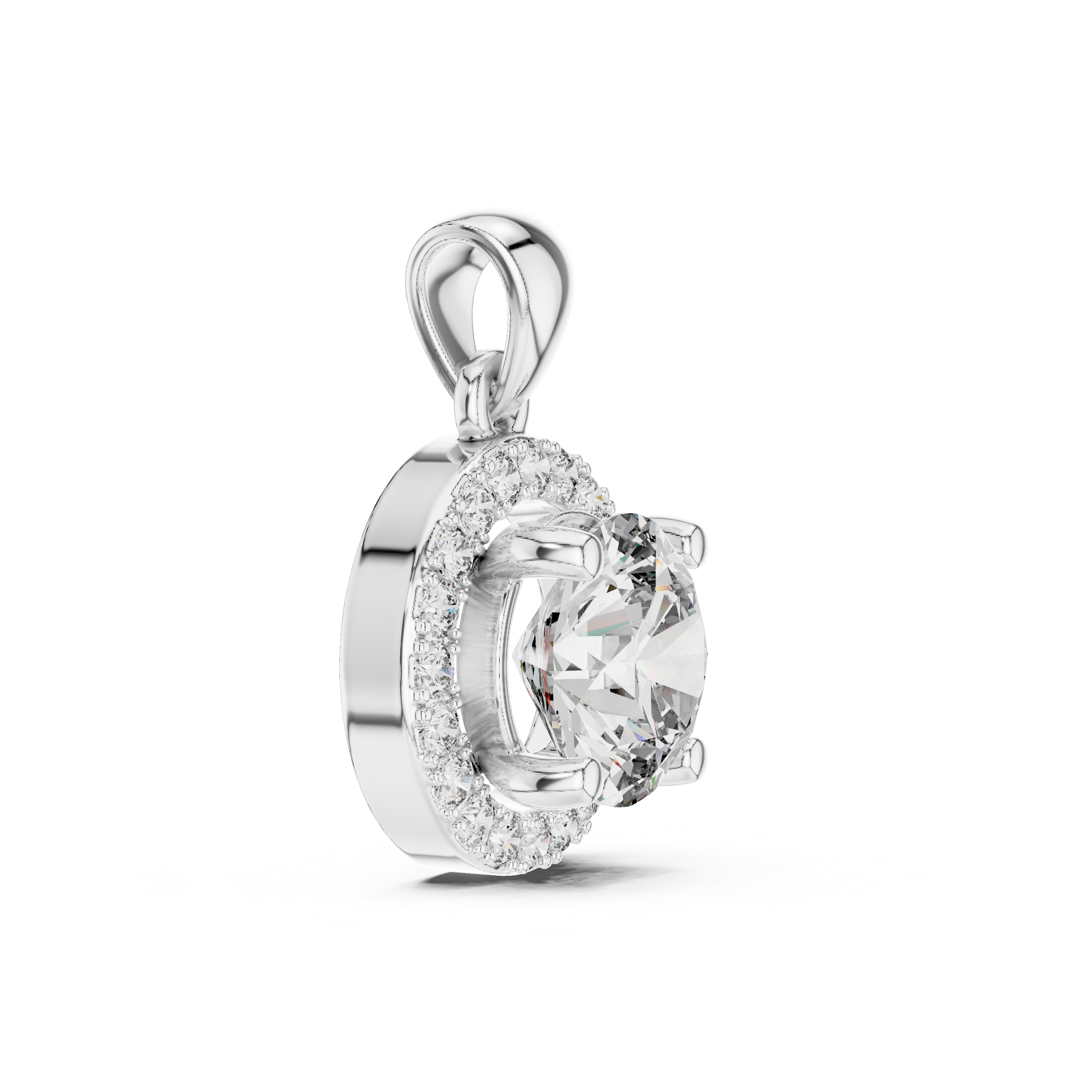 Luxury diamond nose ring with intricate detailing and sparkle.