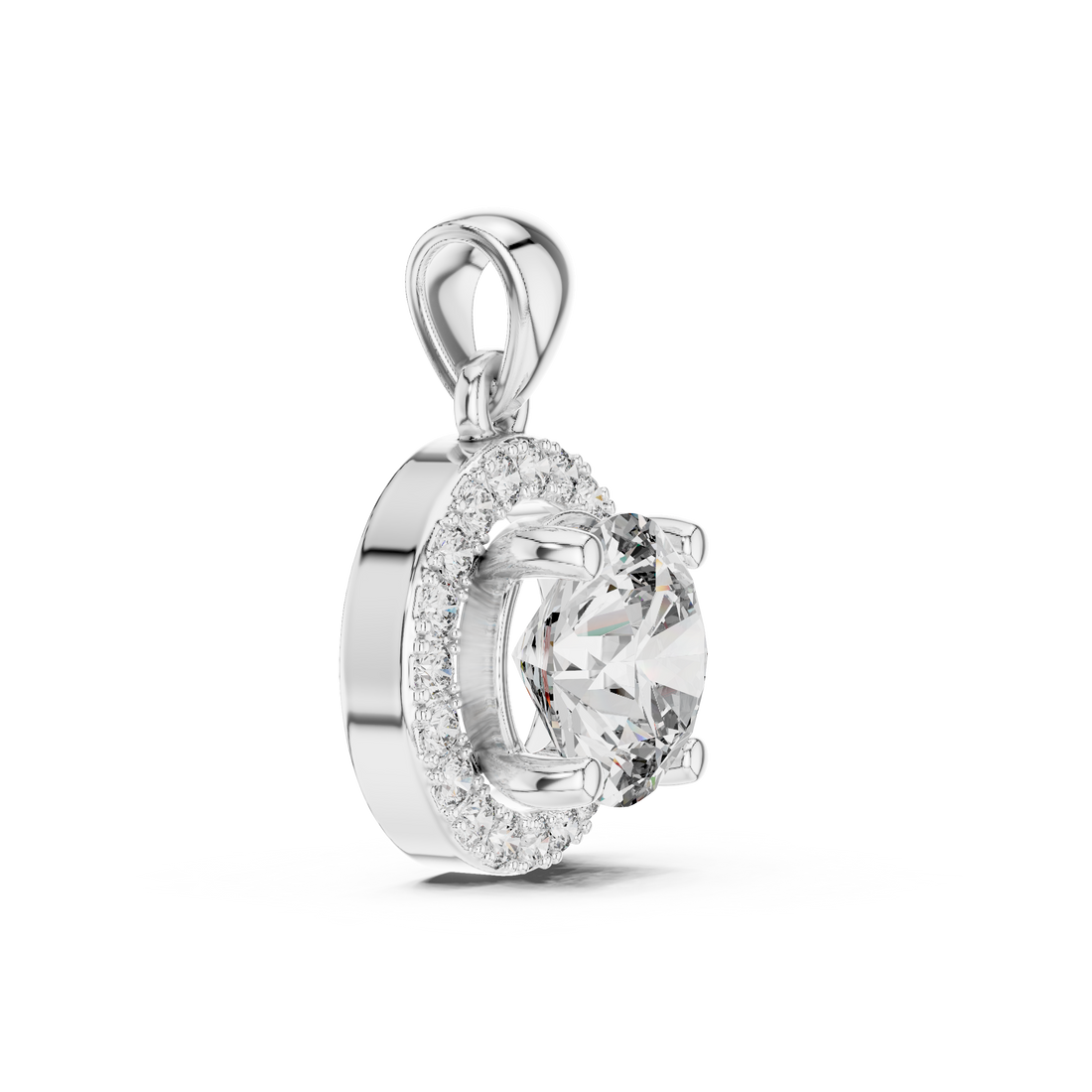 Luxury diamond nose ring with intricate detailing and sparkle.