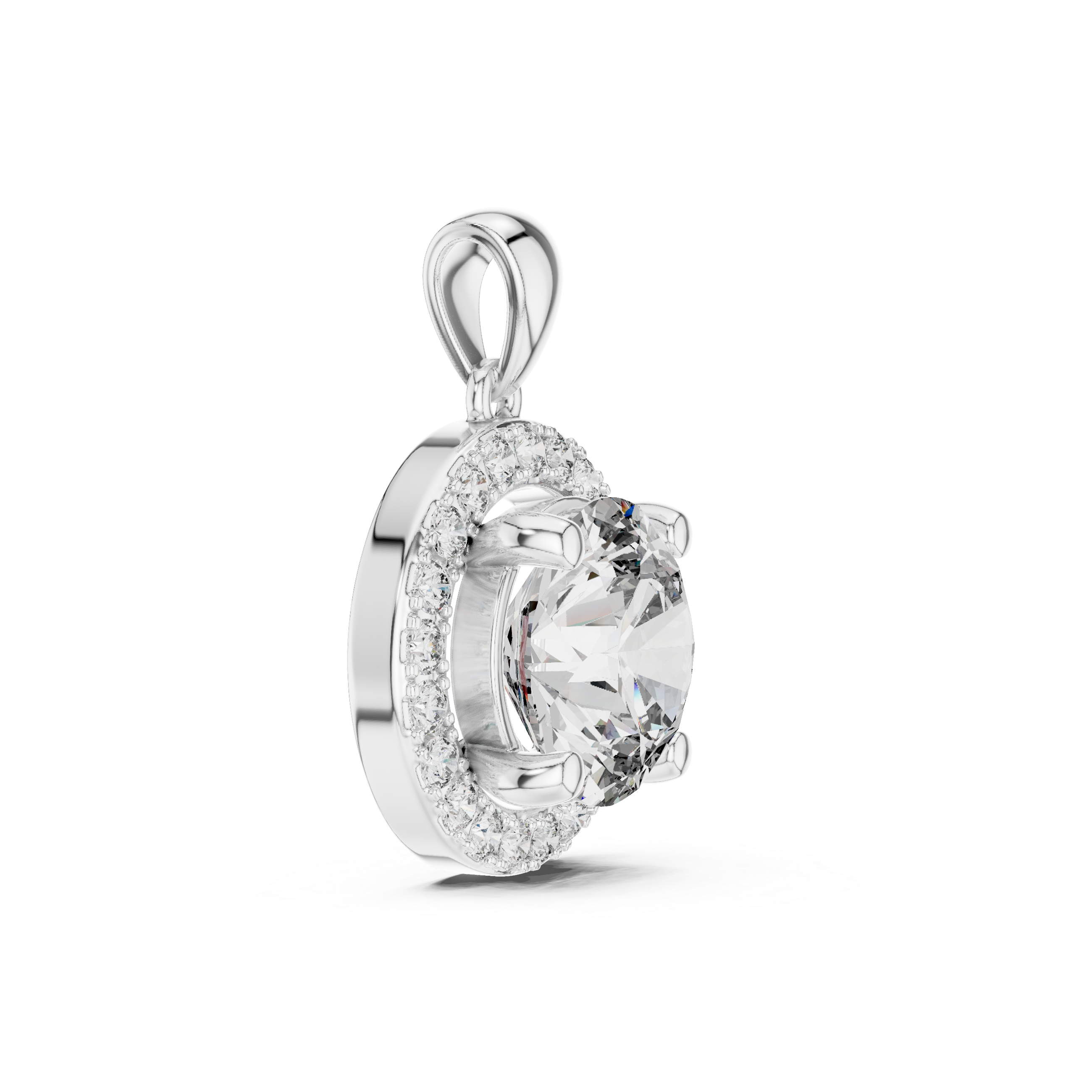 Classic floral brooch featuring detailed petal shapes and polished finish.