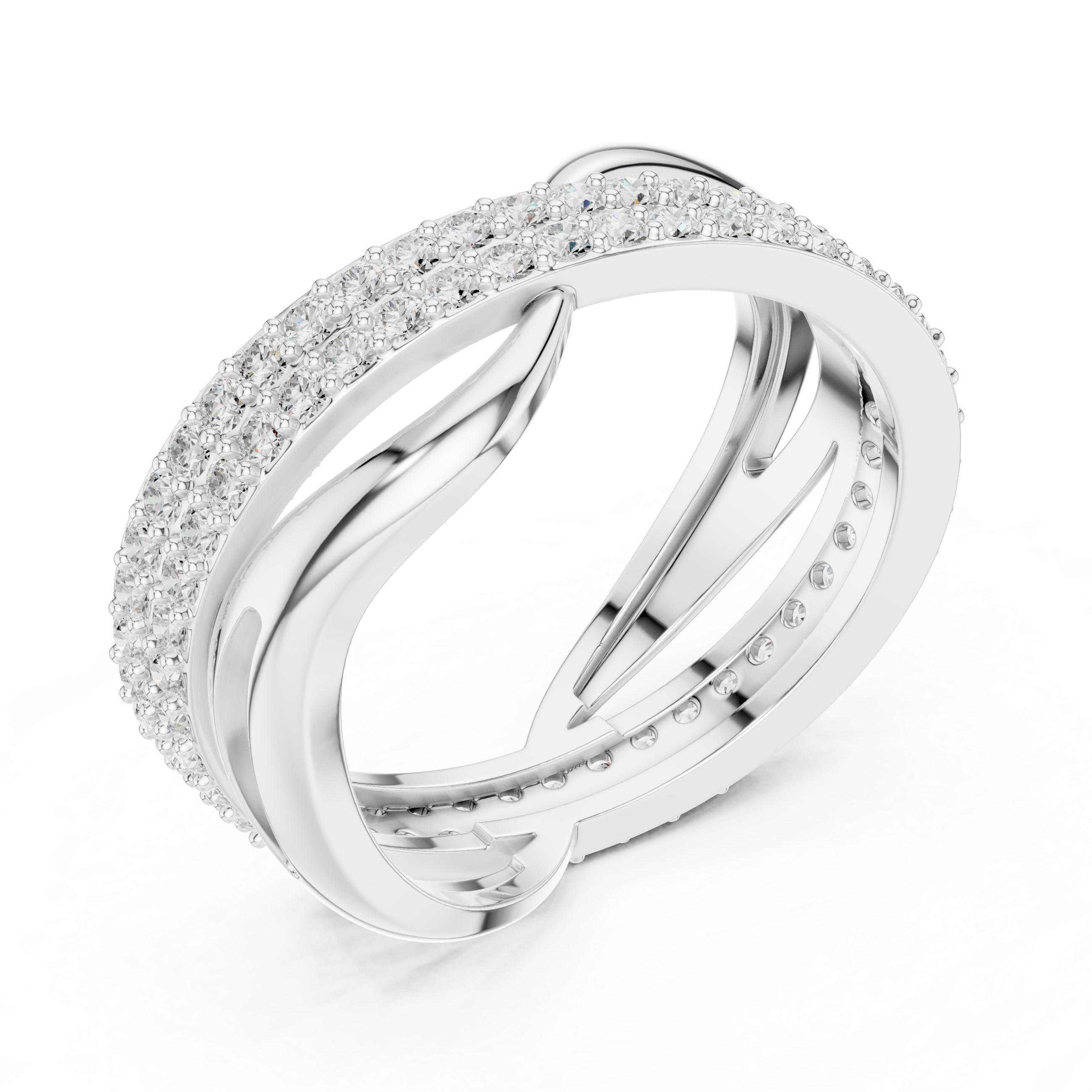 Luxury collar necklace featuring wide structured form.