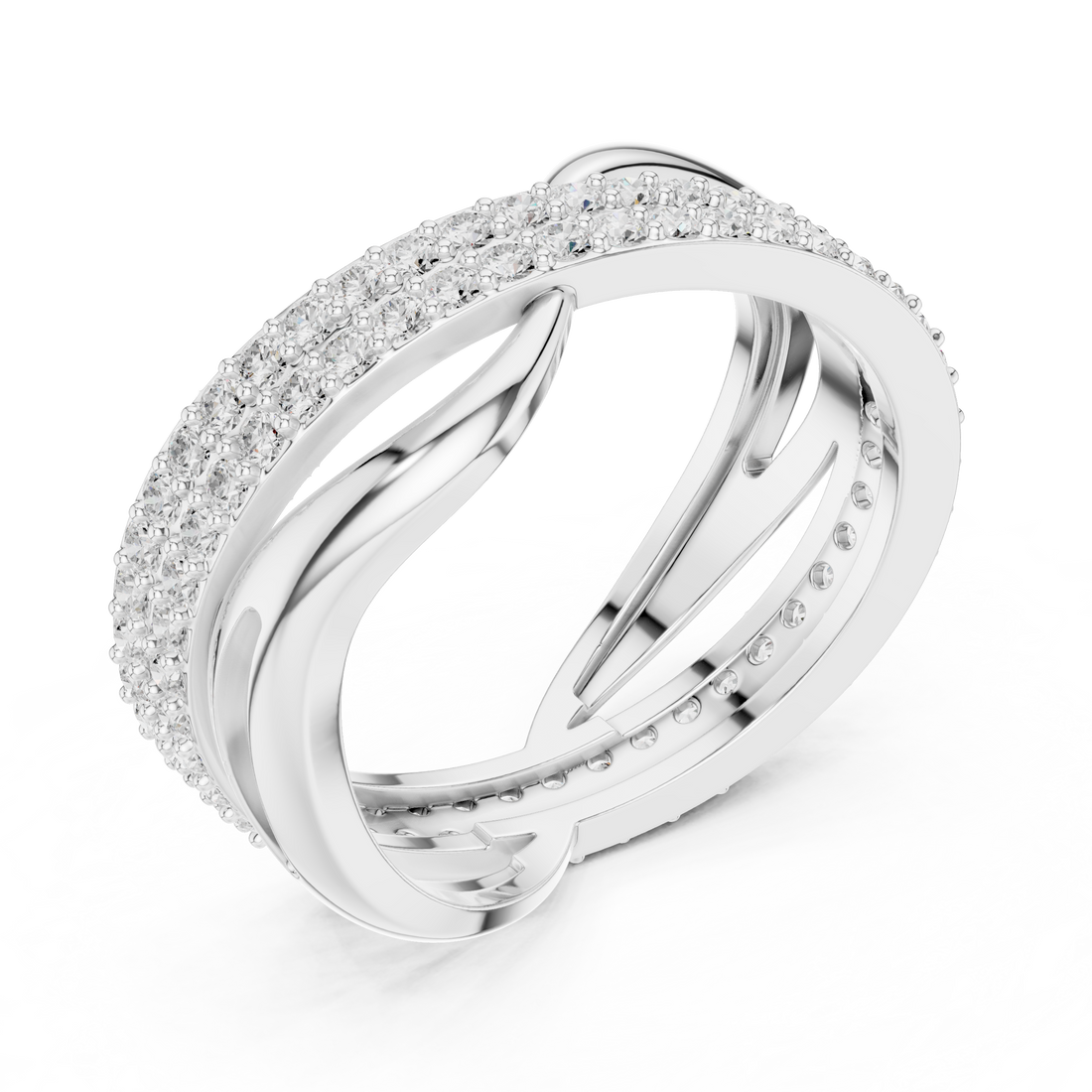 Luxury collar necklace featuring wide structured form.