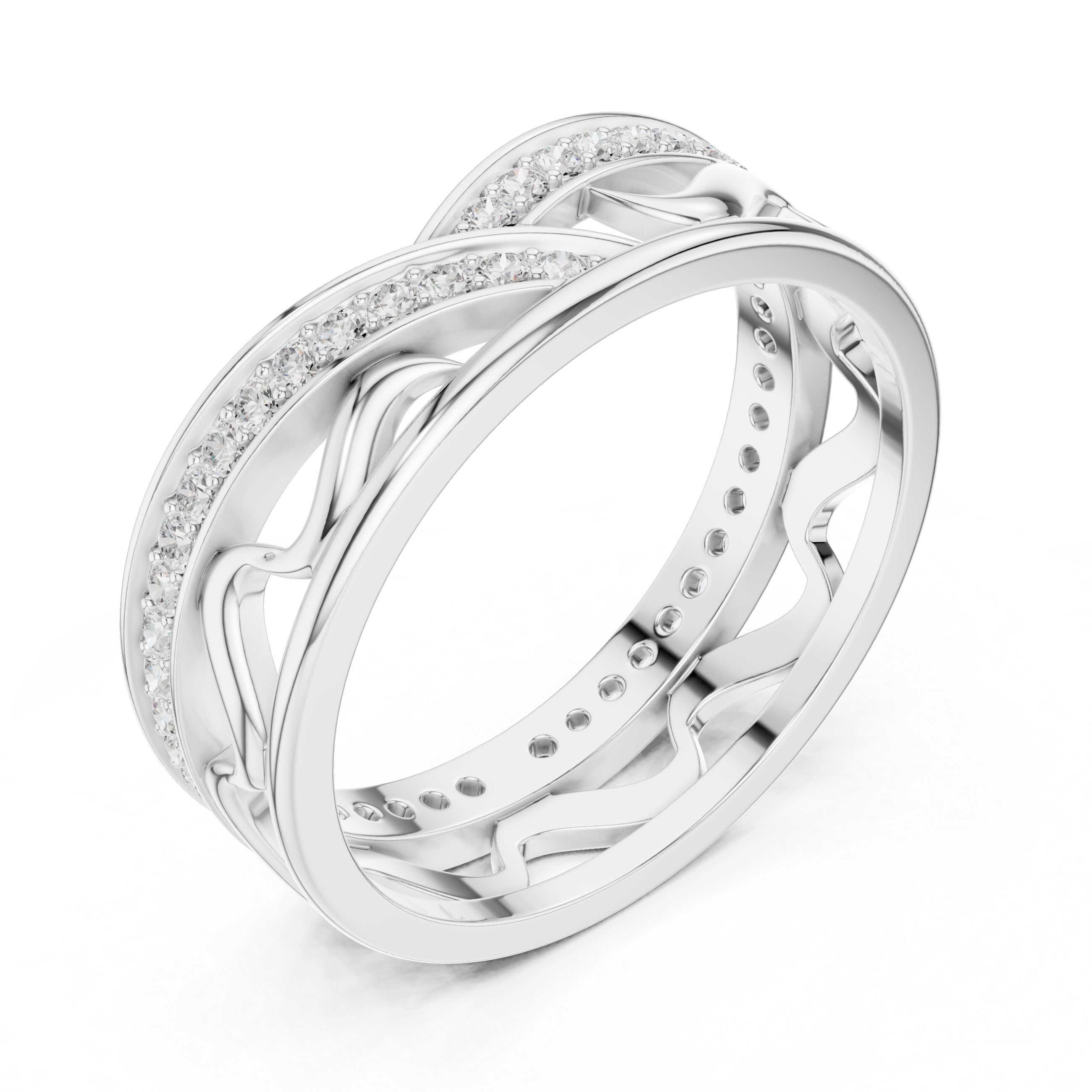 Modern minimalist earrings featuring sleek geometric design.