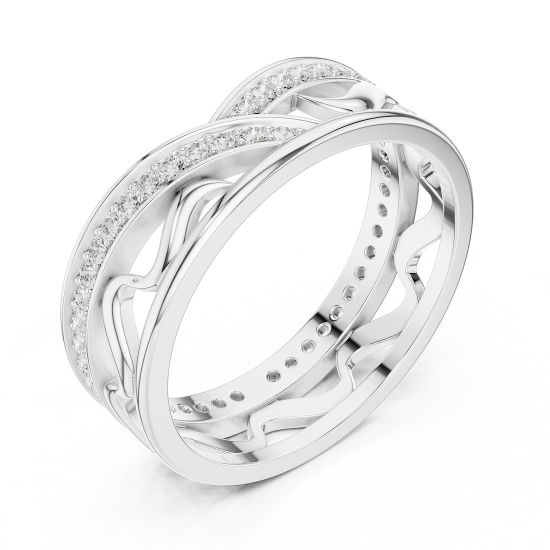 Modern minimalist earrings featuring sleek geometric design.