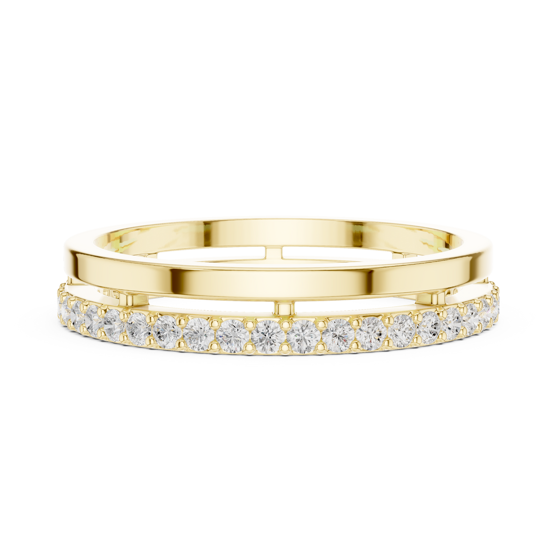 Classic oval hoop earrings with polished gold circular structure.