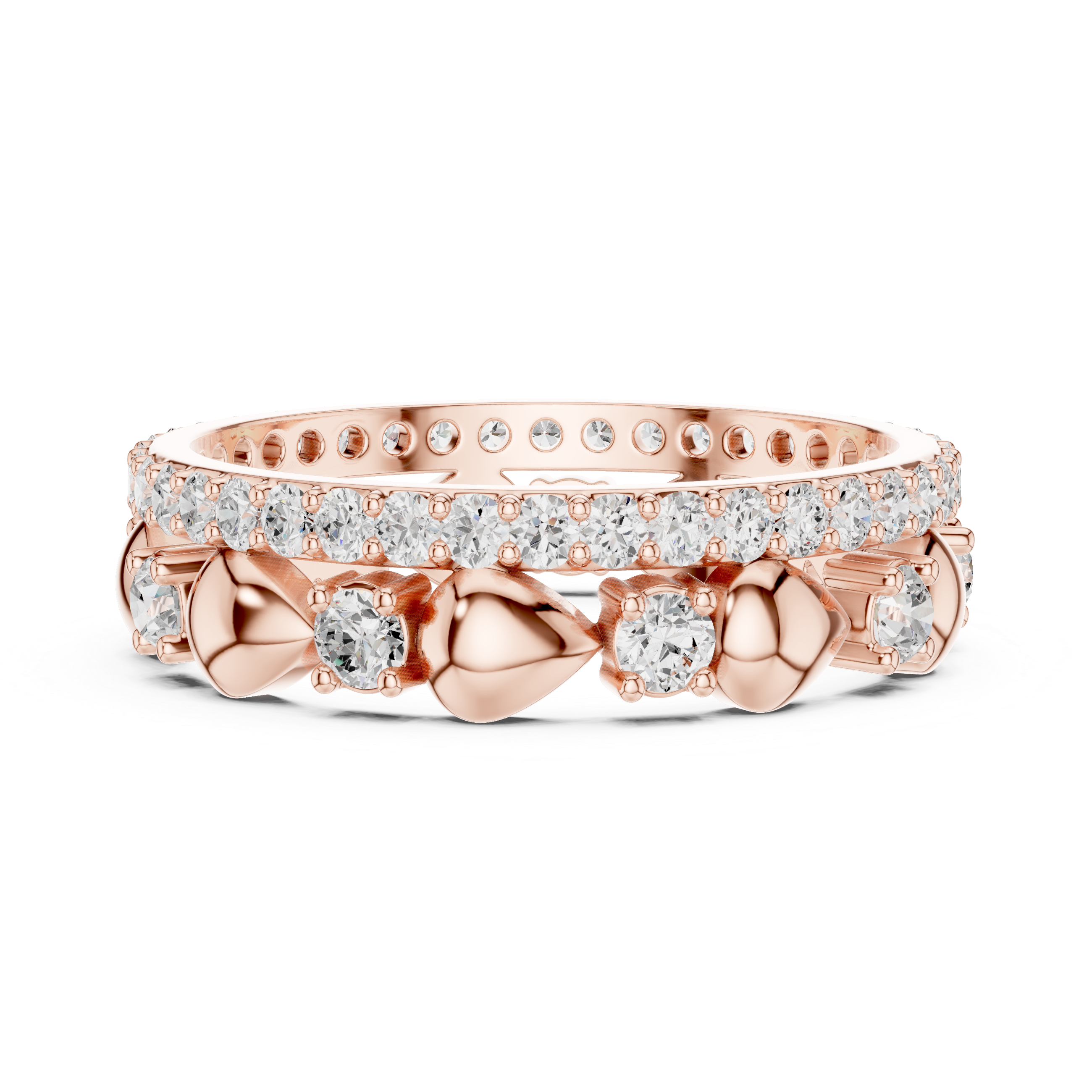 Luxury diamond nose ring with intricate detailing and sparkle.