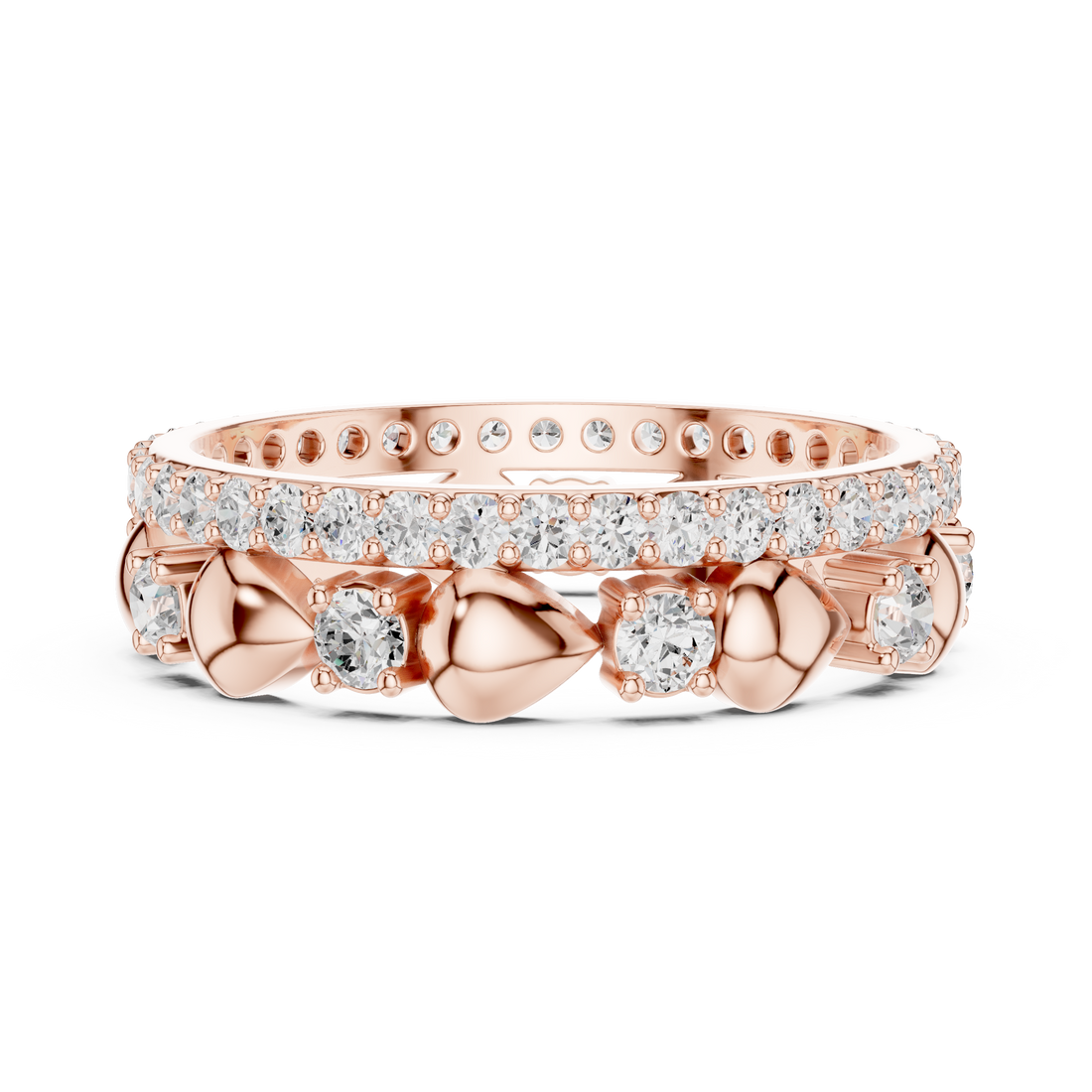 Luxury diamond nose ring with intricate detailing and sparkle.