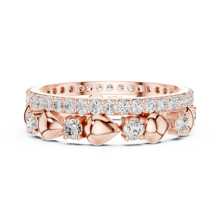 Luxury diamond nose ring with intricate detailing and sparkle.