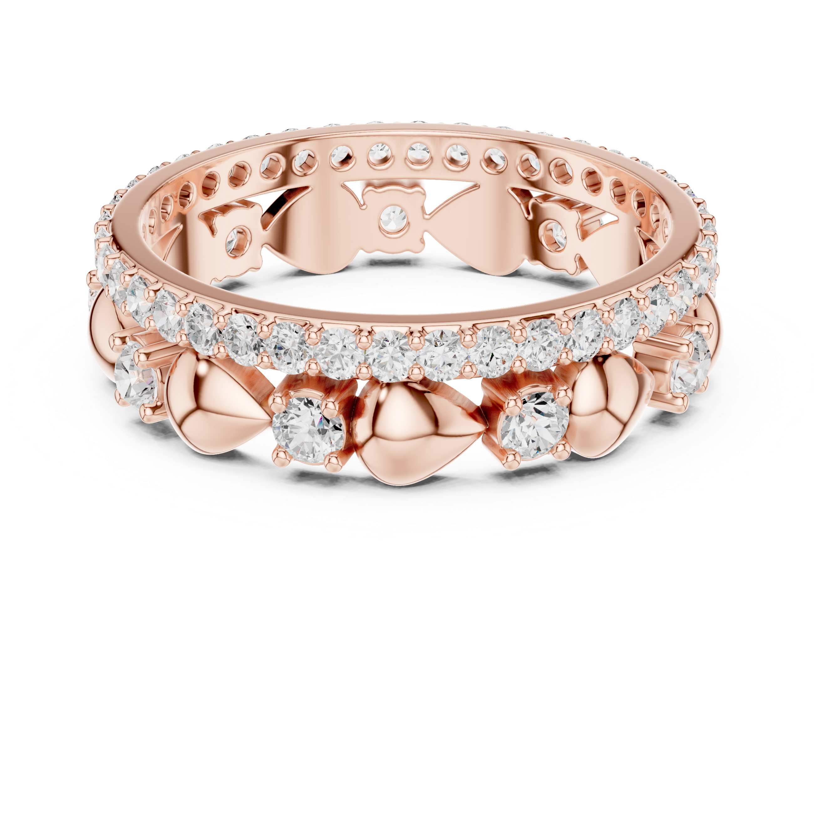 Traditional gold toe ring featuring engraved floral patterns.
