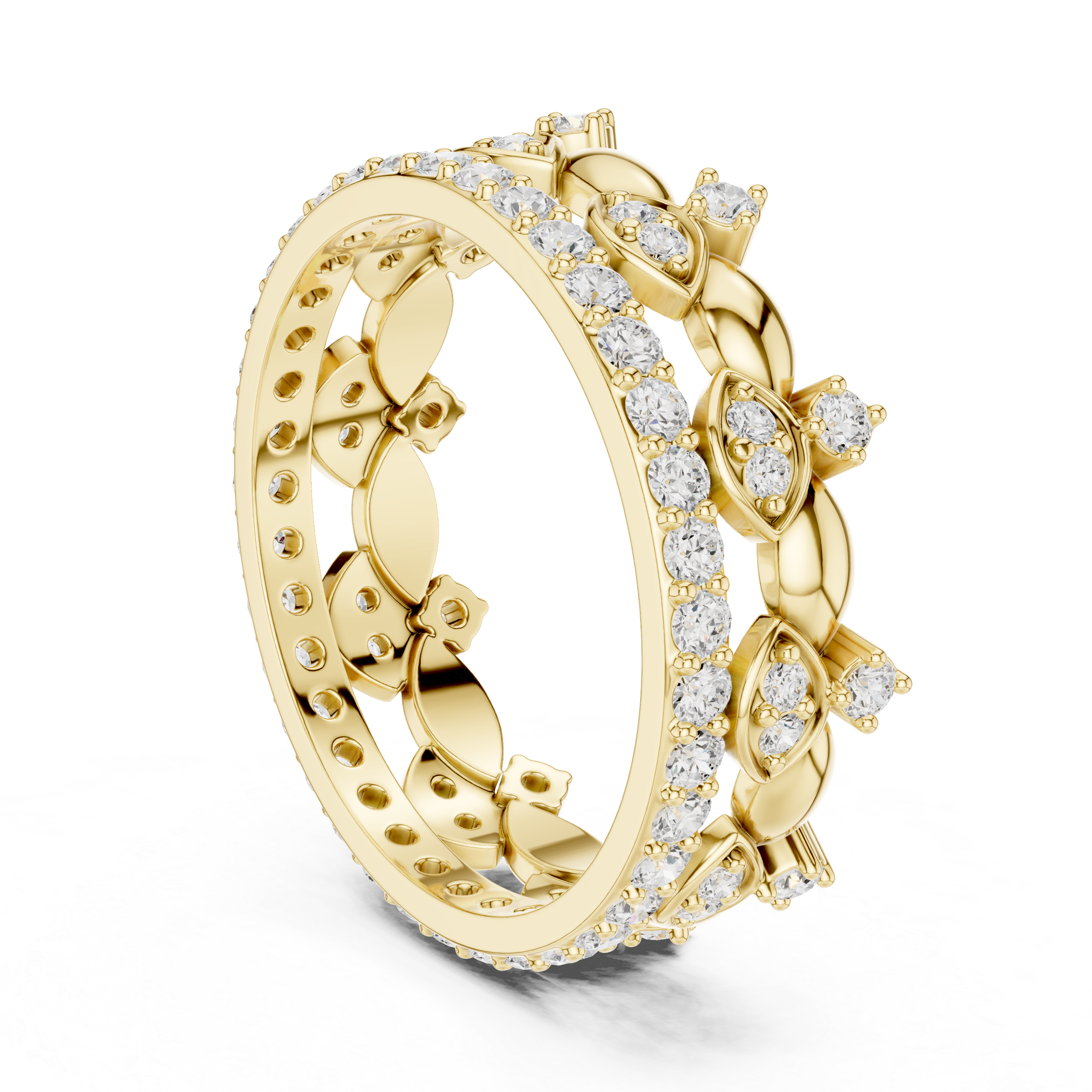 Classic men's signet ring featuring engraved crest design.