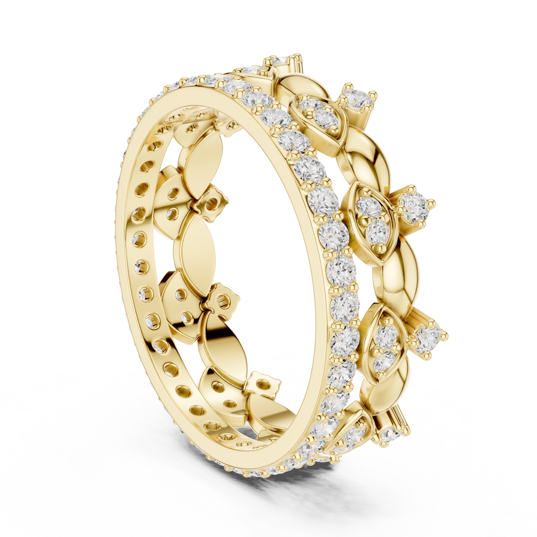 Classic men's signet ring featuring engraved crest design.