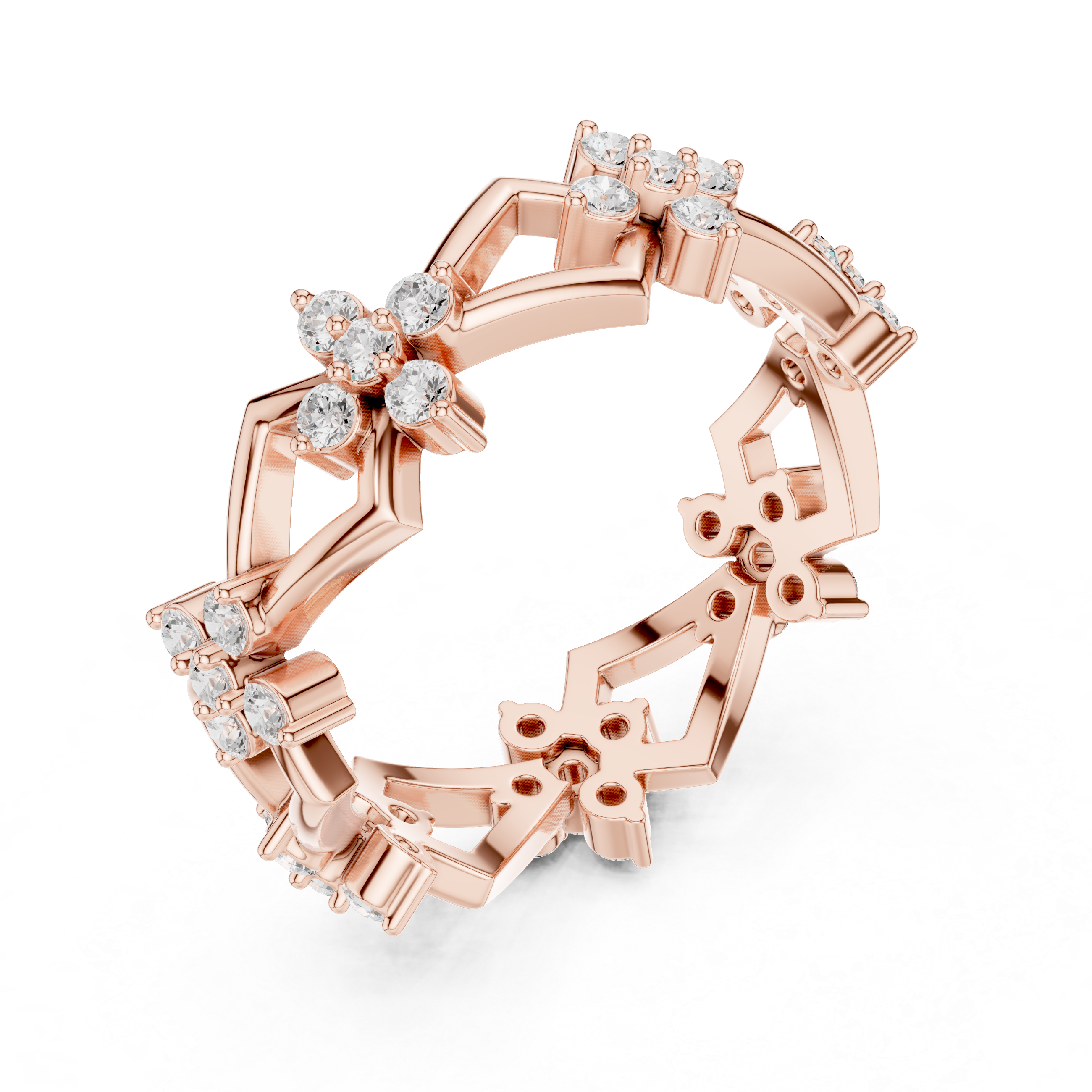 Elegant gemstone cocktail ring featuring oversized colorful stone centerpiece.