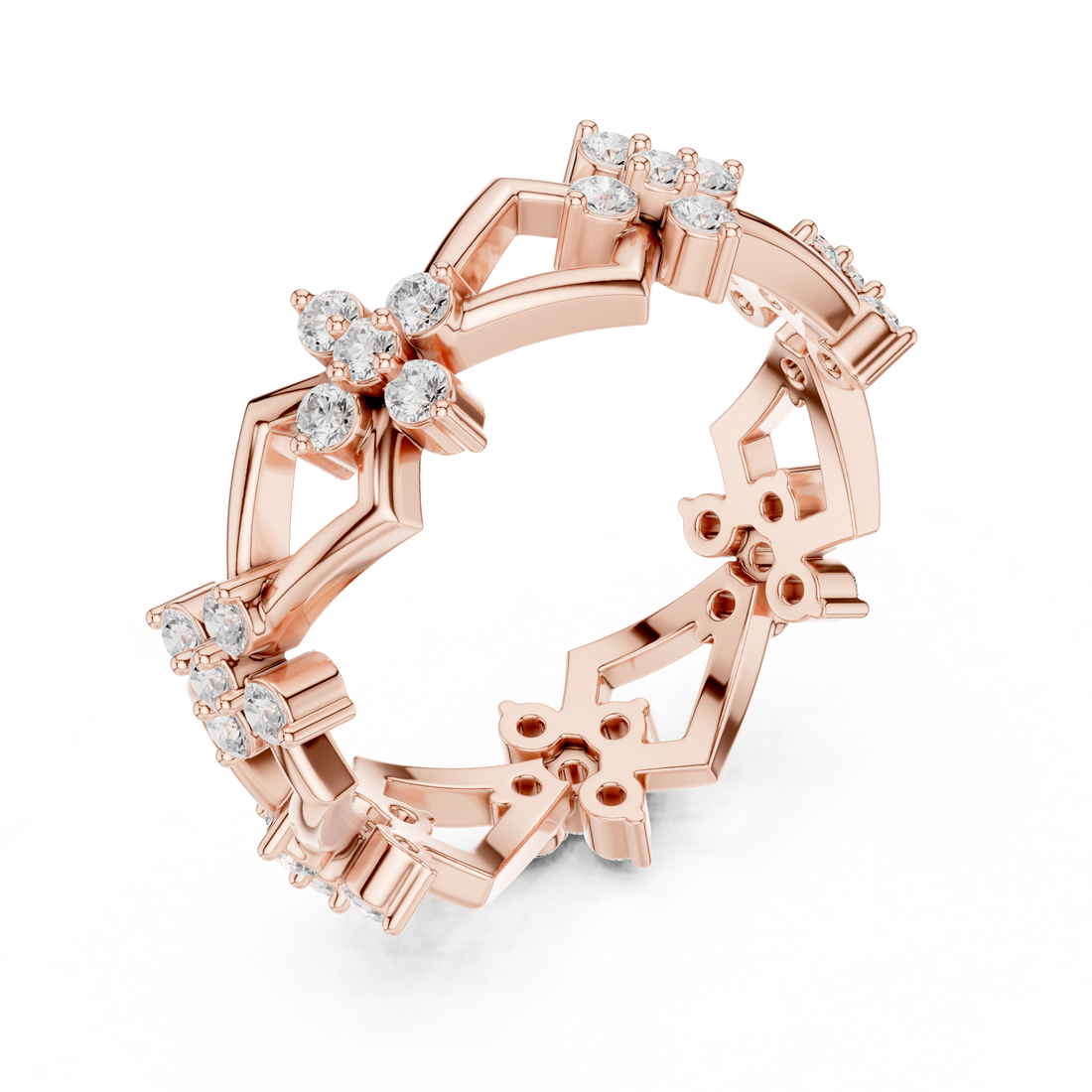 Elegant gemstone cocktail ring featuring oversized colorful stone centerpiece.