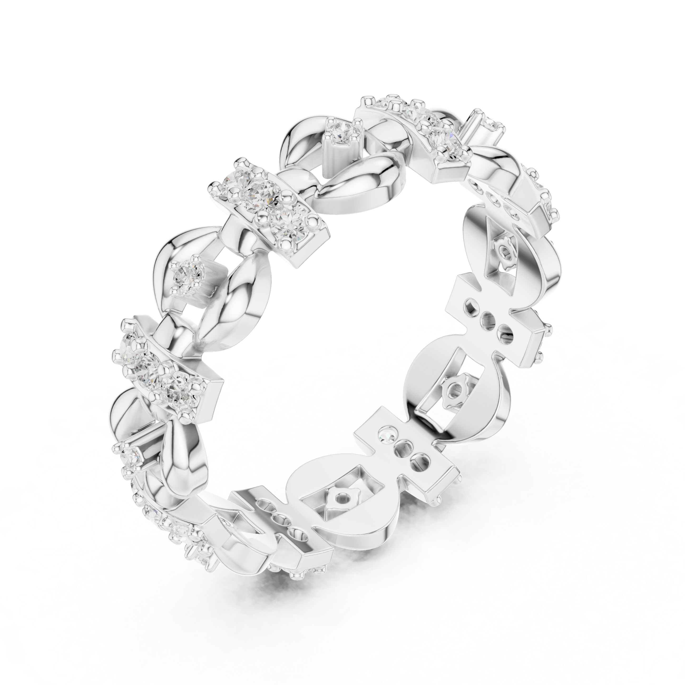 Luxury collar necklace featuring wide structured form.
