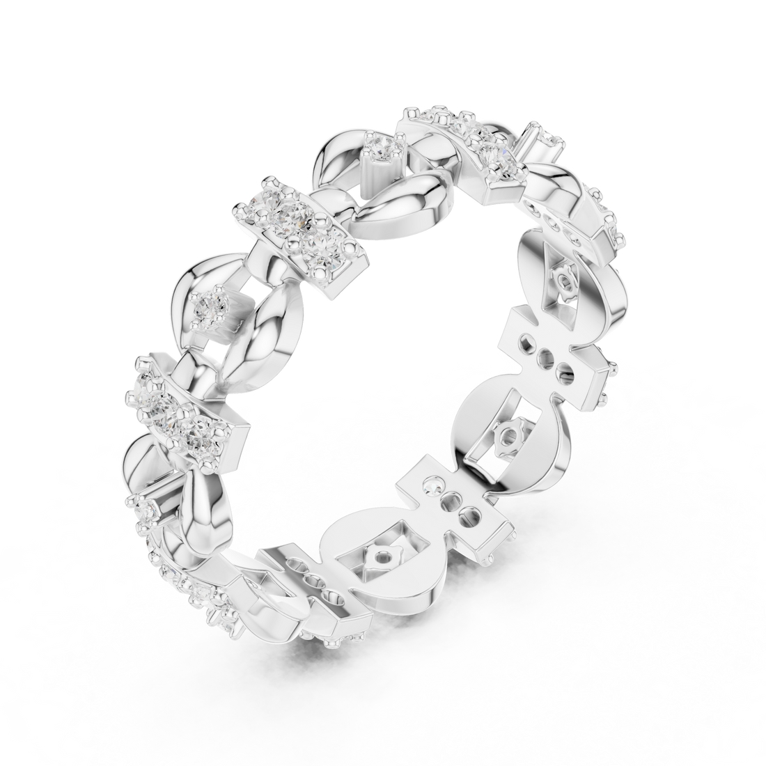 Luxury collar necklace featuring wide structured form.
