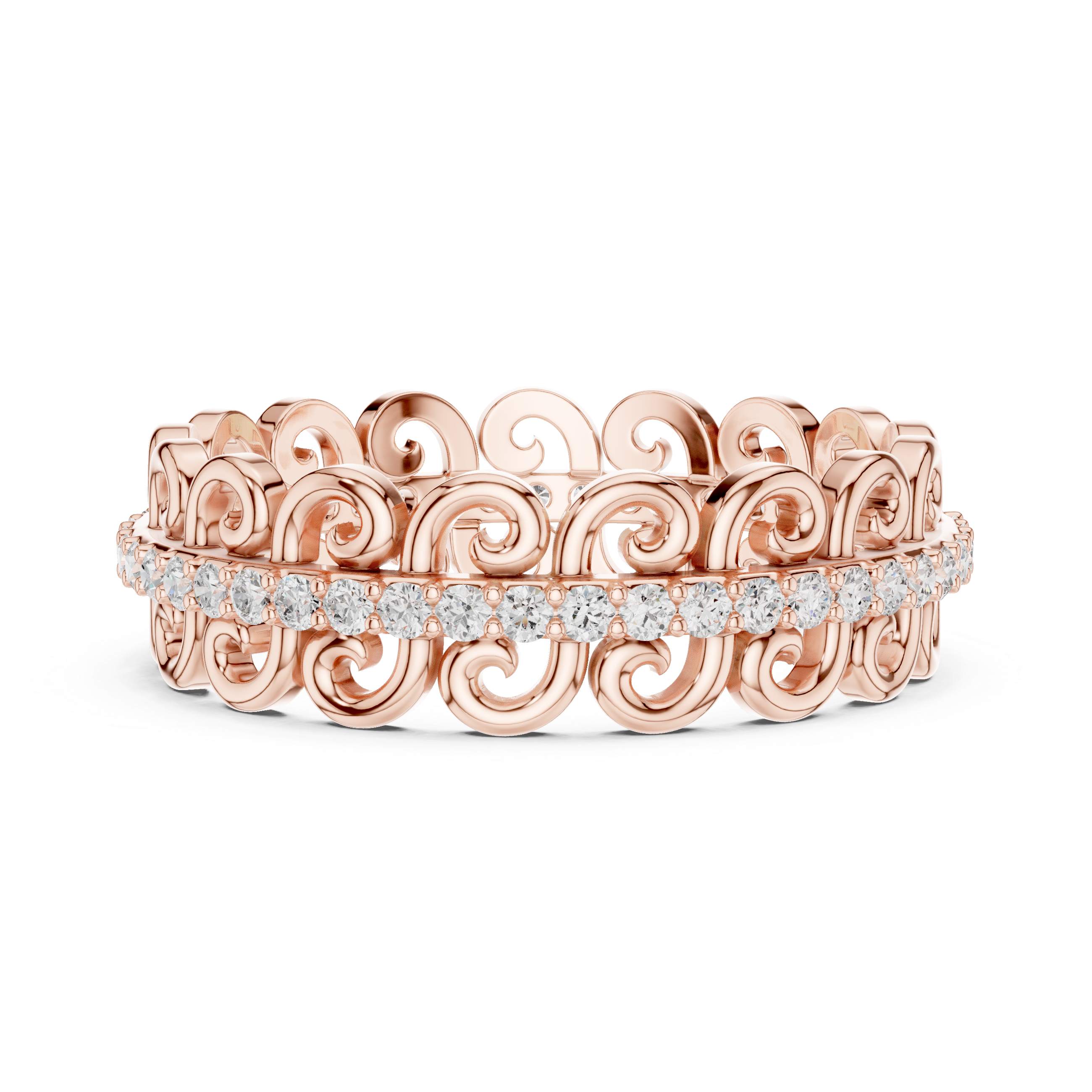 Stylish engagement jewellery set featuring modern elegant design.