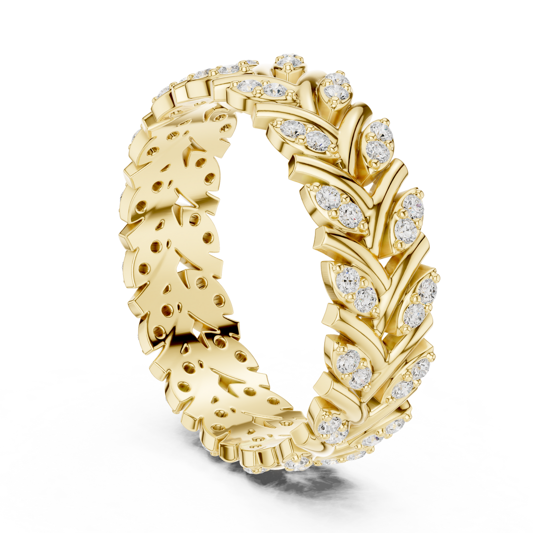 Luxury diamond stud earrings featuring brilliant-cut stones.