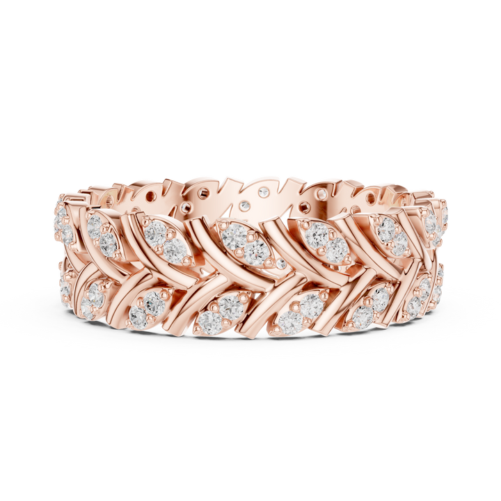 Luxury celebration ring featuring decorative gemstone centerpiece.