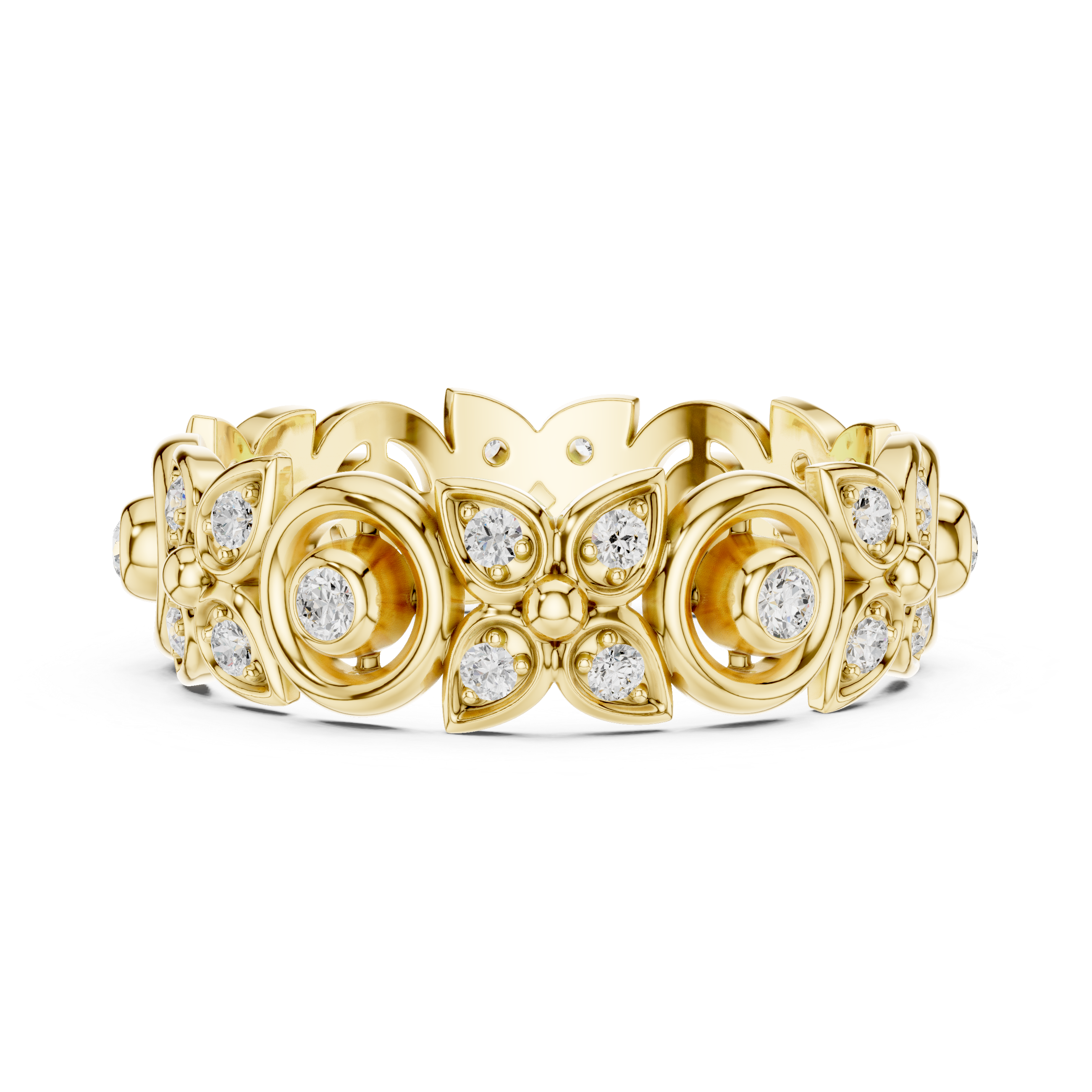 Classic oval hoop earrings with polished gold circular structure.