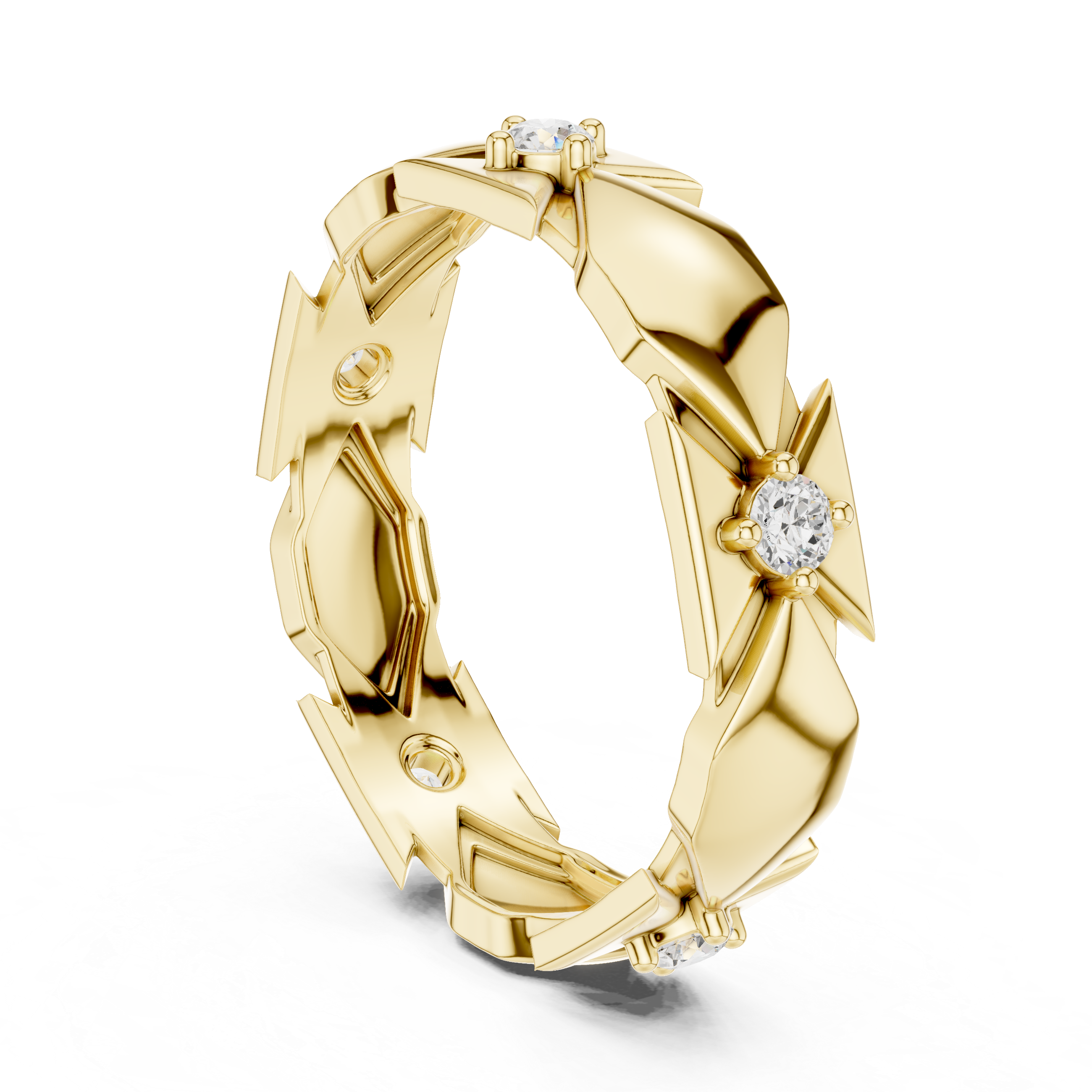 Luxury diamond jacket earrings designed to surround central stud stones.