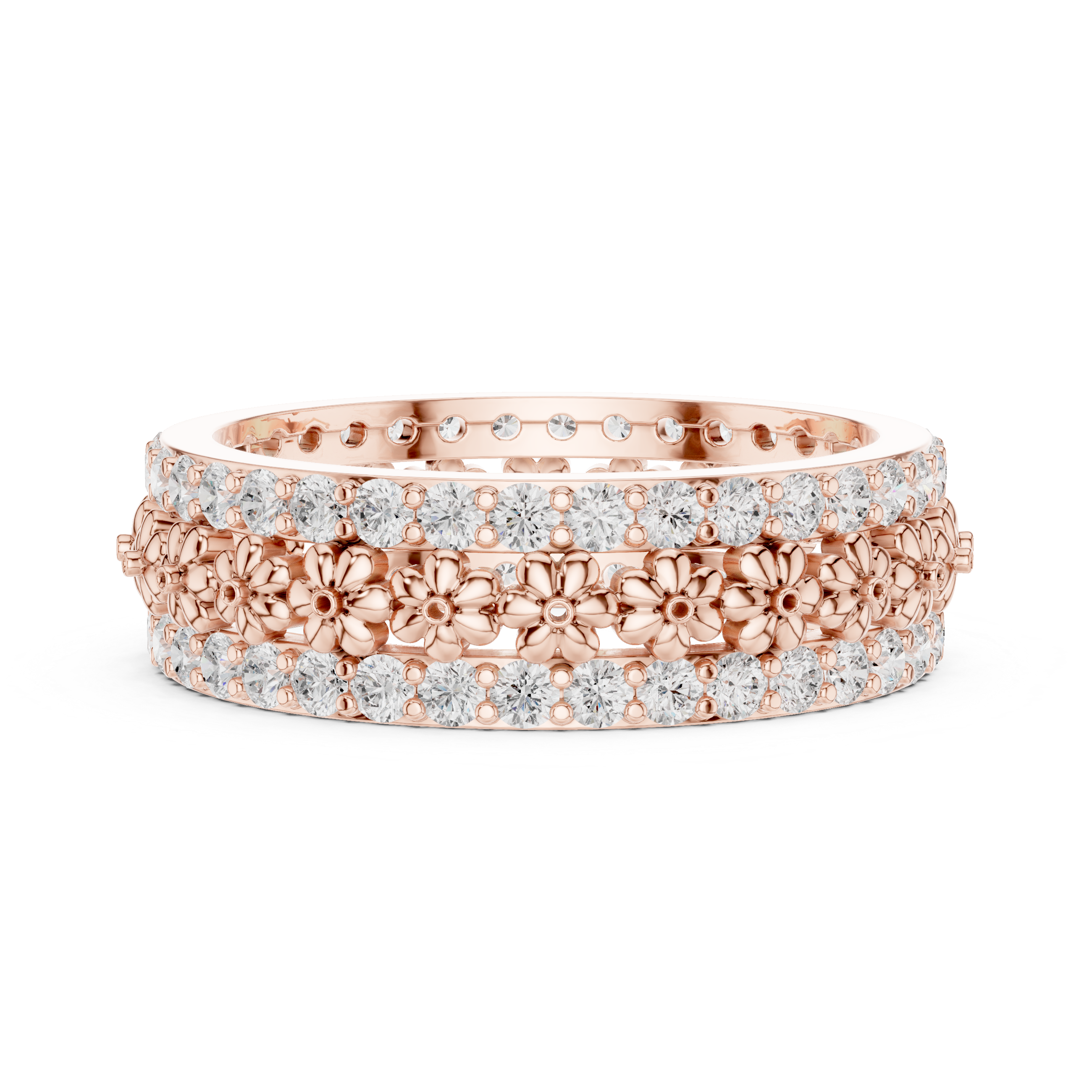 Luxury diamond nose ring with intricate detailing and sparkle.