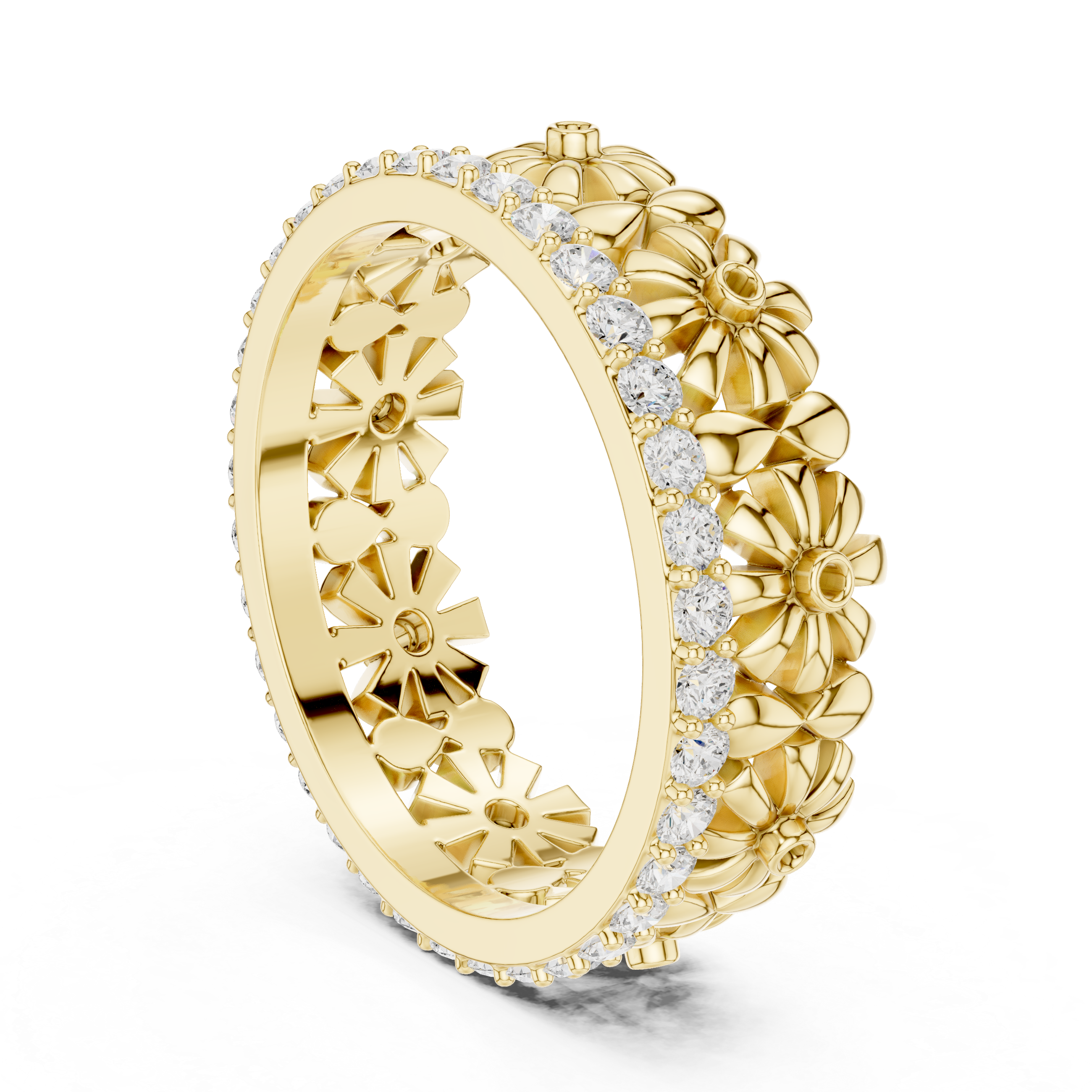 Modern open ring featuring adjustable dual-end design.