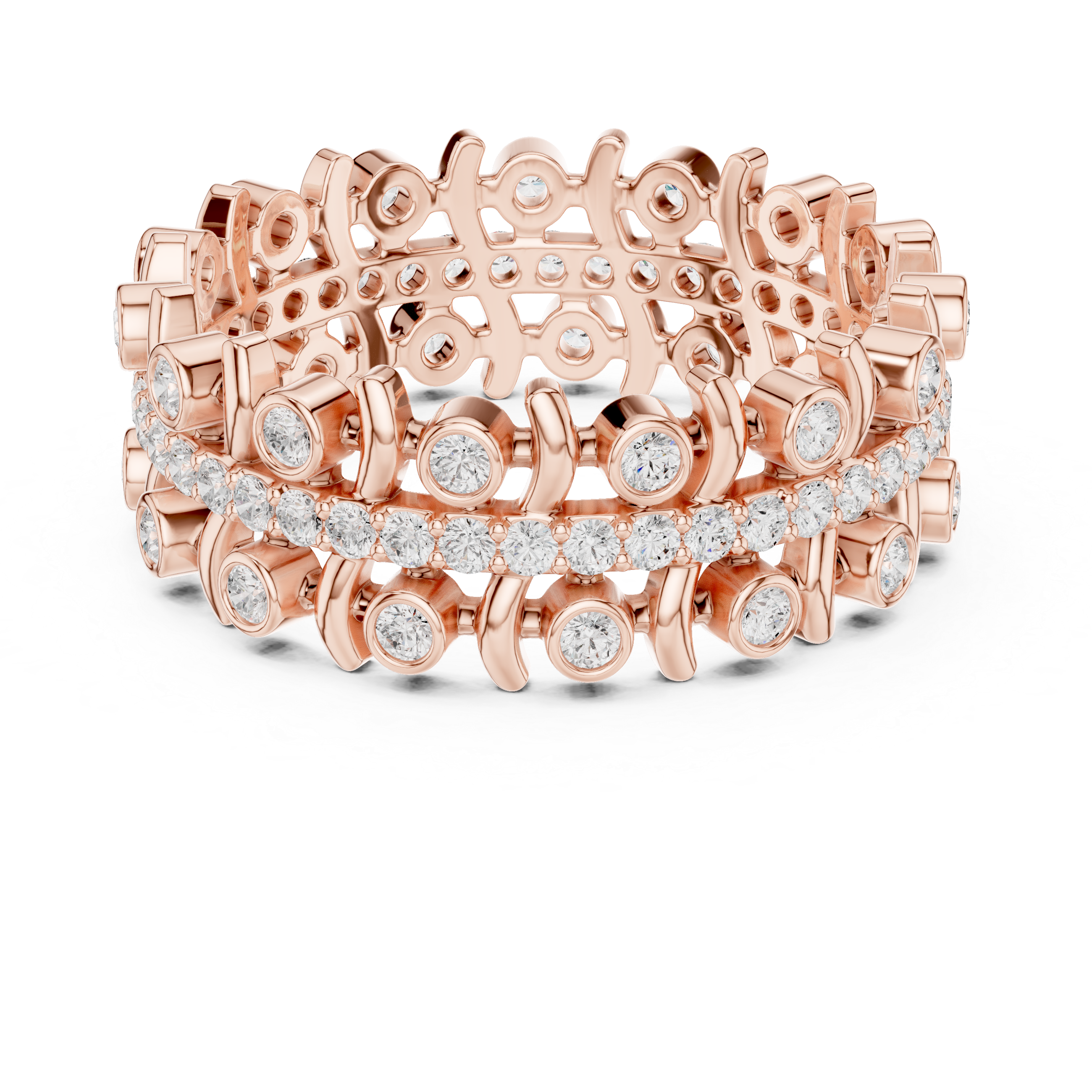 Stylish charm bracelet featuring multiple decorative elements.