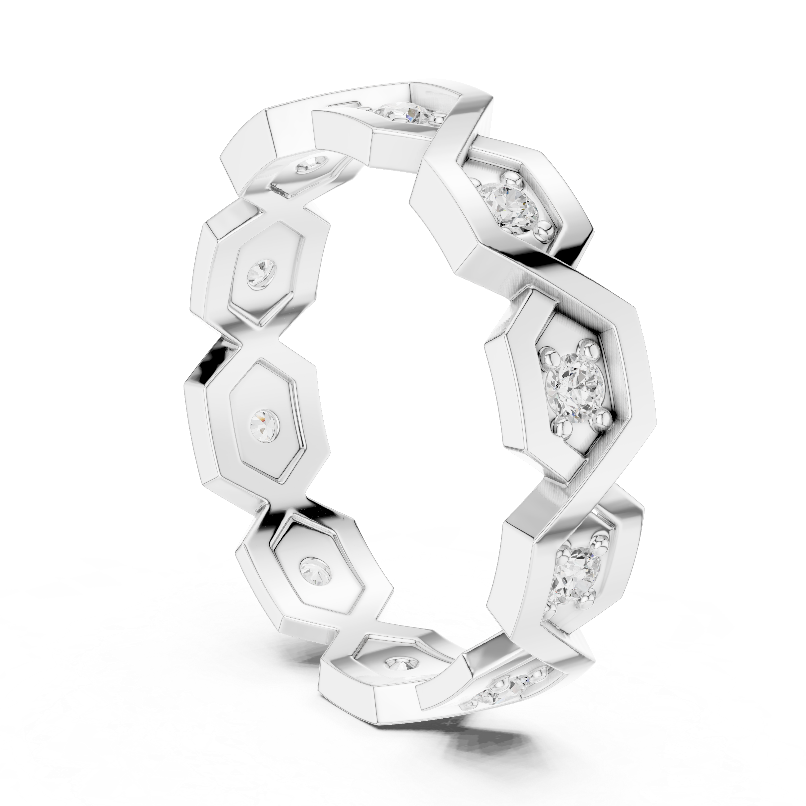 Vintage-style hinged bangle bracelet with engraved patterns.