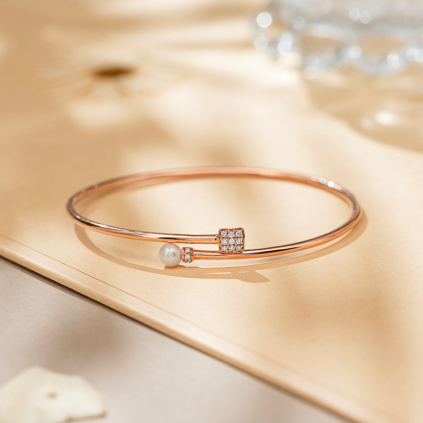 Quad and Pearl Bracelet