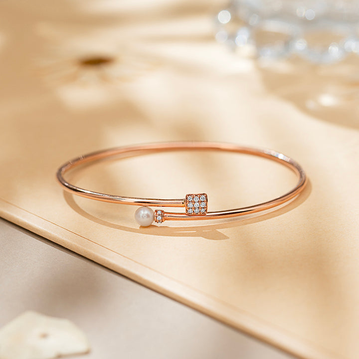 Quad and Pearl Bracelet