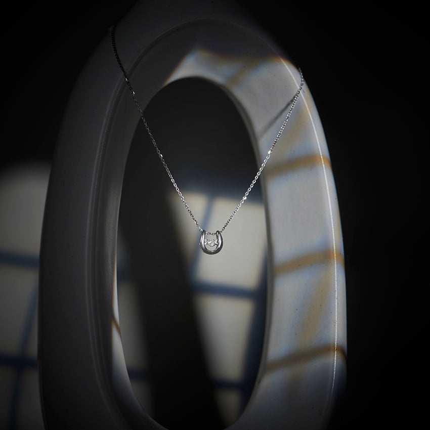 Irene Heartbeat Diamond Necklace