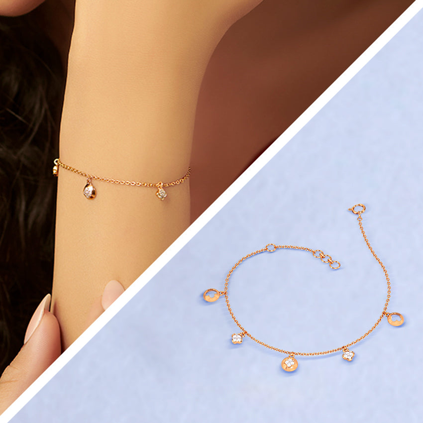 Bloom Charm Diamond Bracelet