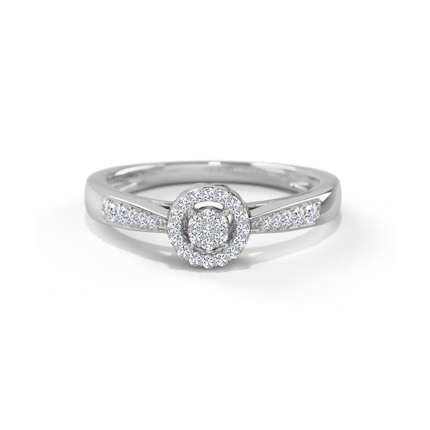 Isabella Halo Diamond Ring