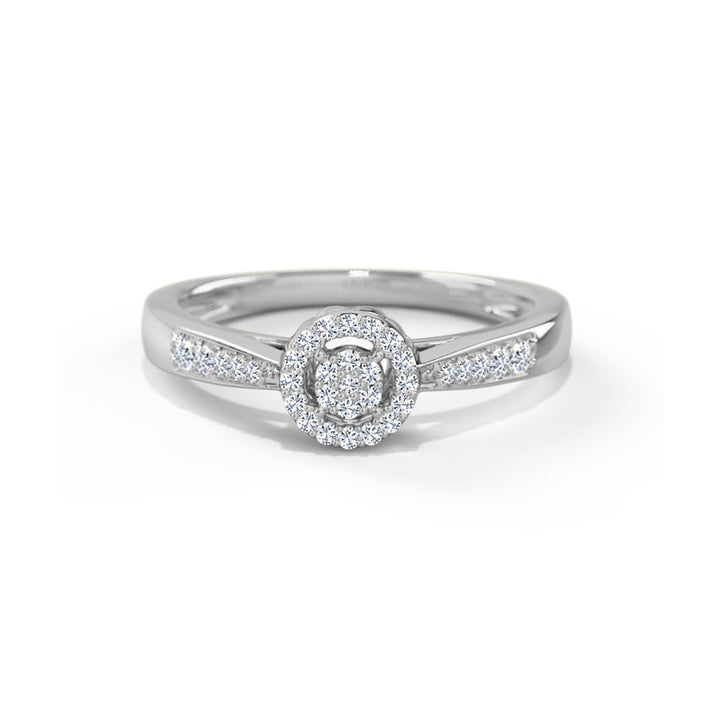Isabella Halo Diamond Ring