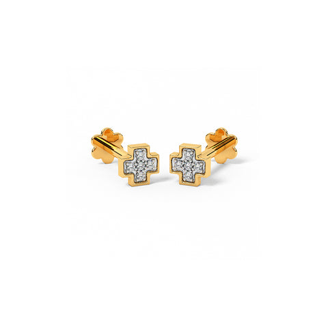 Jewel Multipierce Diamond Stud Earrings