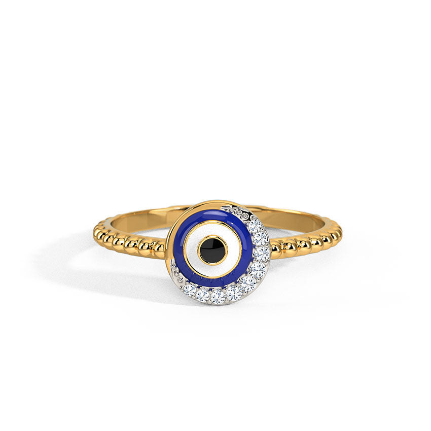 Aurora Evil Eye Diamond Ring