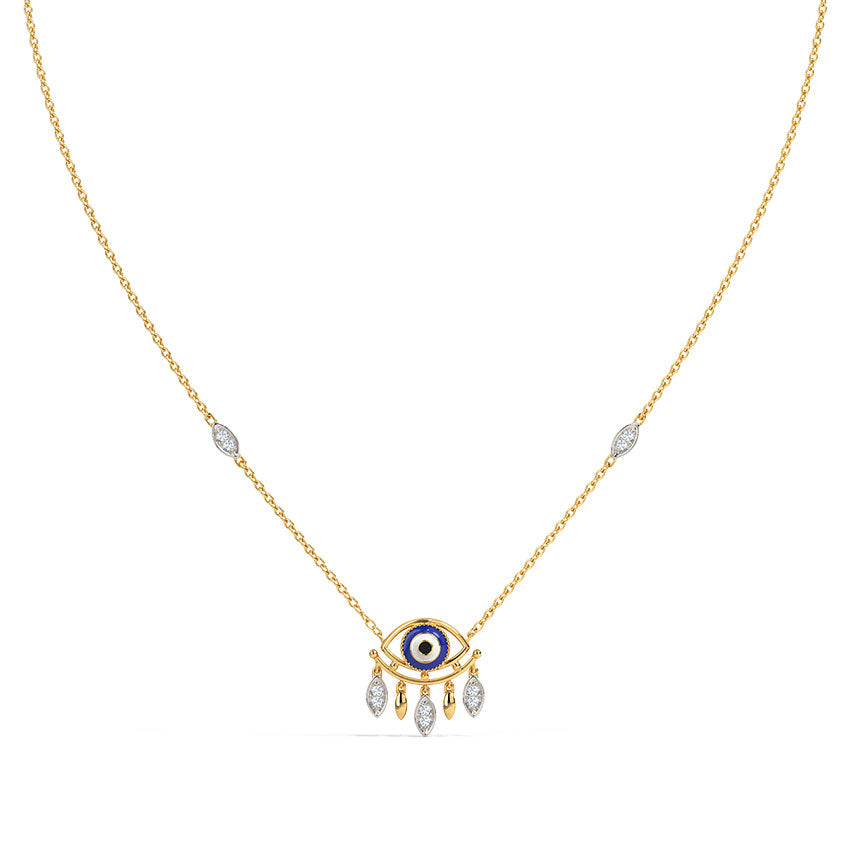 Divine Evil Eye Diamond Necklace