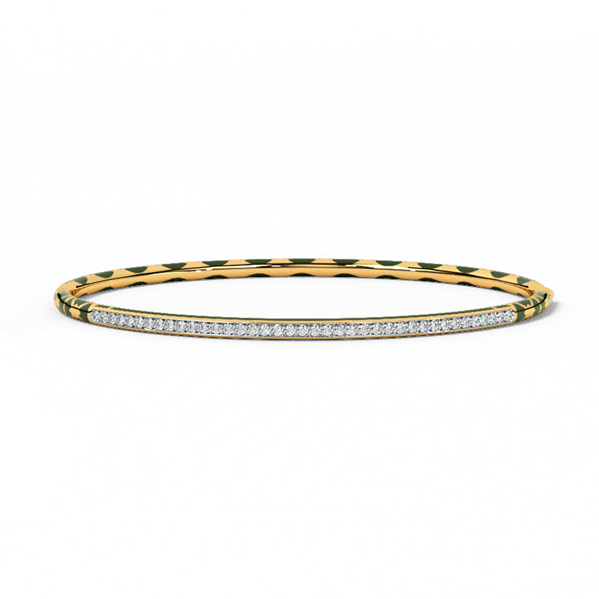 Elegance Enclosed Diamond Bangle