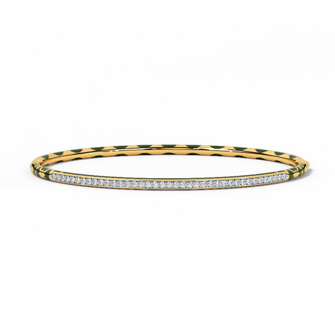 Elegance Enclosed Diamond Bangle