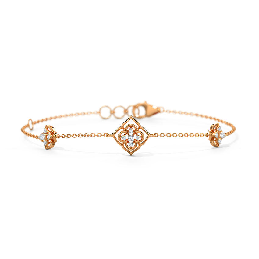 Bella Floral Diamond Bracelet