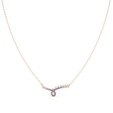 Subdued Shine Gemstone Necklace