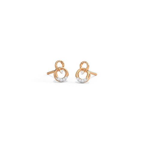 Embrace Diamond Stud Earrings