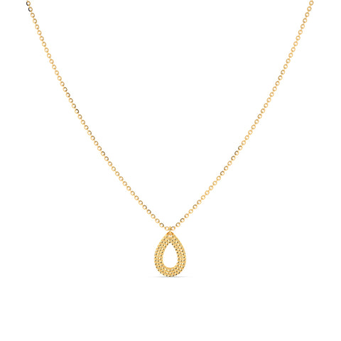 Perky Pear Gold Necklace