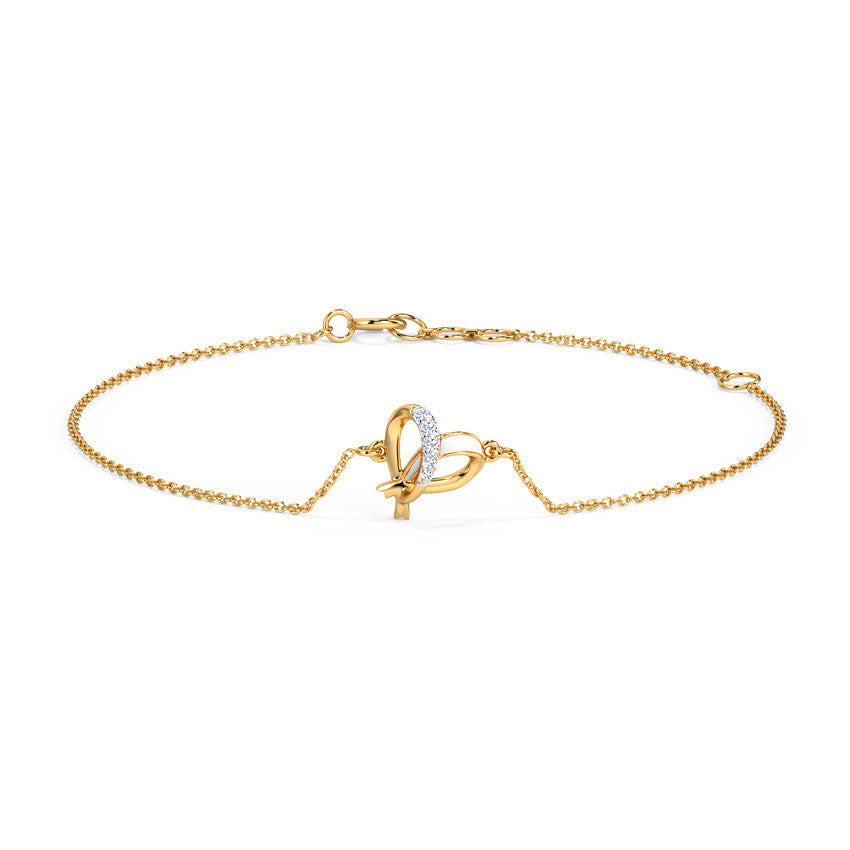 Ivory Heart Diamond Bracelet